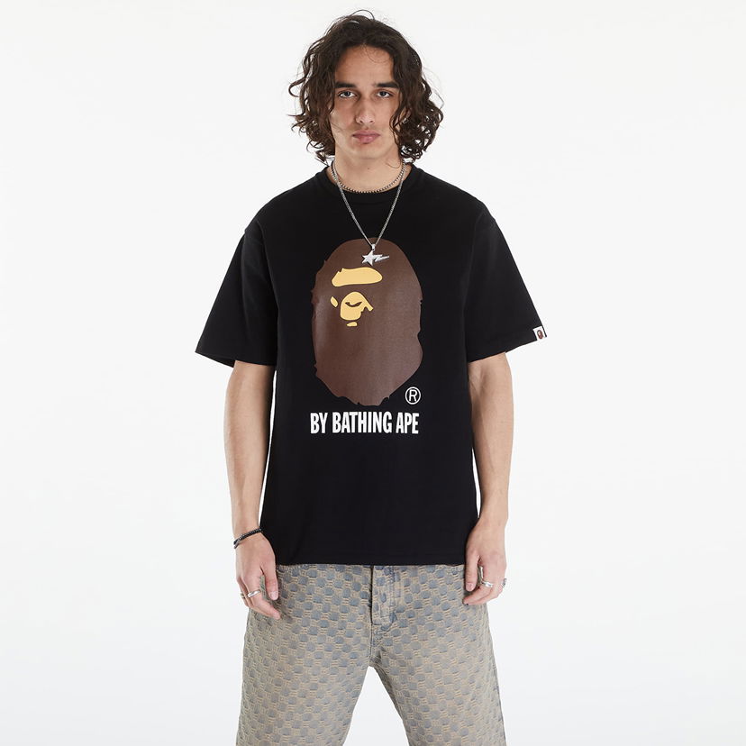 T-paita BAPE A BATHING APE By Bathing Ape Tee Black Musta | 001TEK301002M BLK