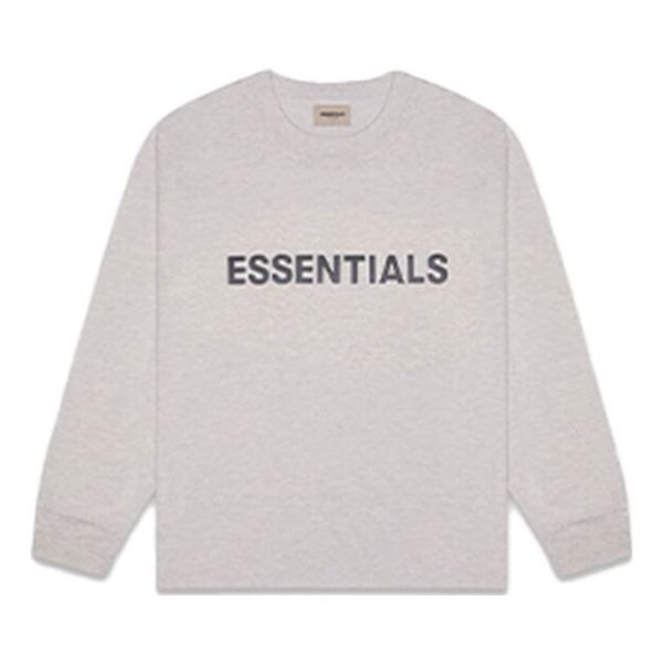 Villapaita Fear of God Essentials Long Sleeve T-Shirt Harmaa | 0125250500233260