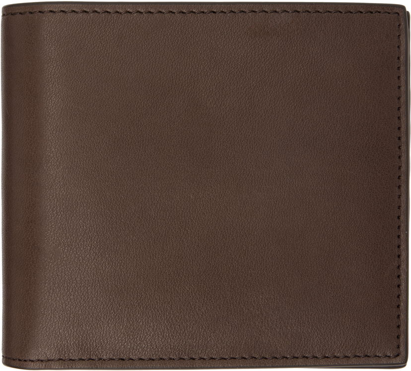 Lompakko Thom Browne Thom Browne Soft Calf Leather Billfold Wallet Ruskea | MAW023A-L0117