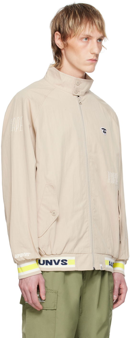 Bomber-takki AAPE by A Bathing Ape AAPE by A Bathing Ape Lightweight Bomber Jacket Beige | AAPLJM7643XXMBGE, 1
