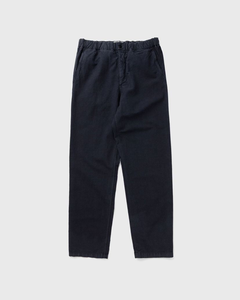 Housut NORSE PROJECTS Ezra Relaxed Cotton Linen Trousers Tummansininen | N25-0420-7004