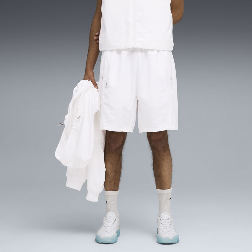 Shortsit Puma PUMA x SKEPTA CLRT Men's Shorts Valkoinen | 634179_02