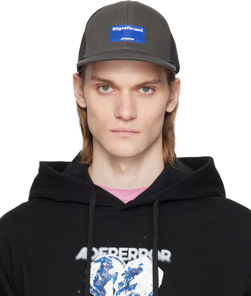 Korkki ADER ERROR Ader Error 'Significant' Tag Trucker Cap Harmaa | BM41FYHW0204CC
