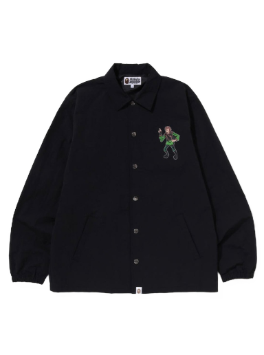 Takki BAPE Ape Graphic Coach Jacket Musta | 1J30-140-010
