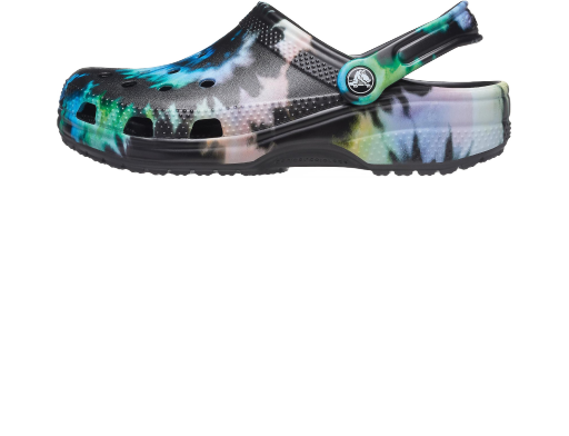 Tennarit ja kengät Crocs Classic Tie Dye Graphic Clog Musta | 205453-0FN