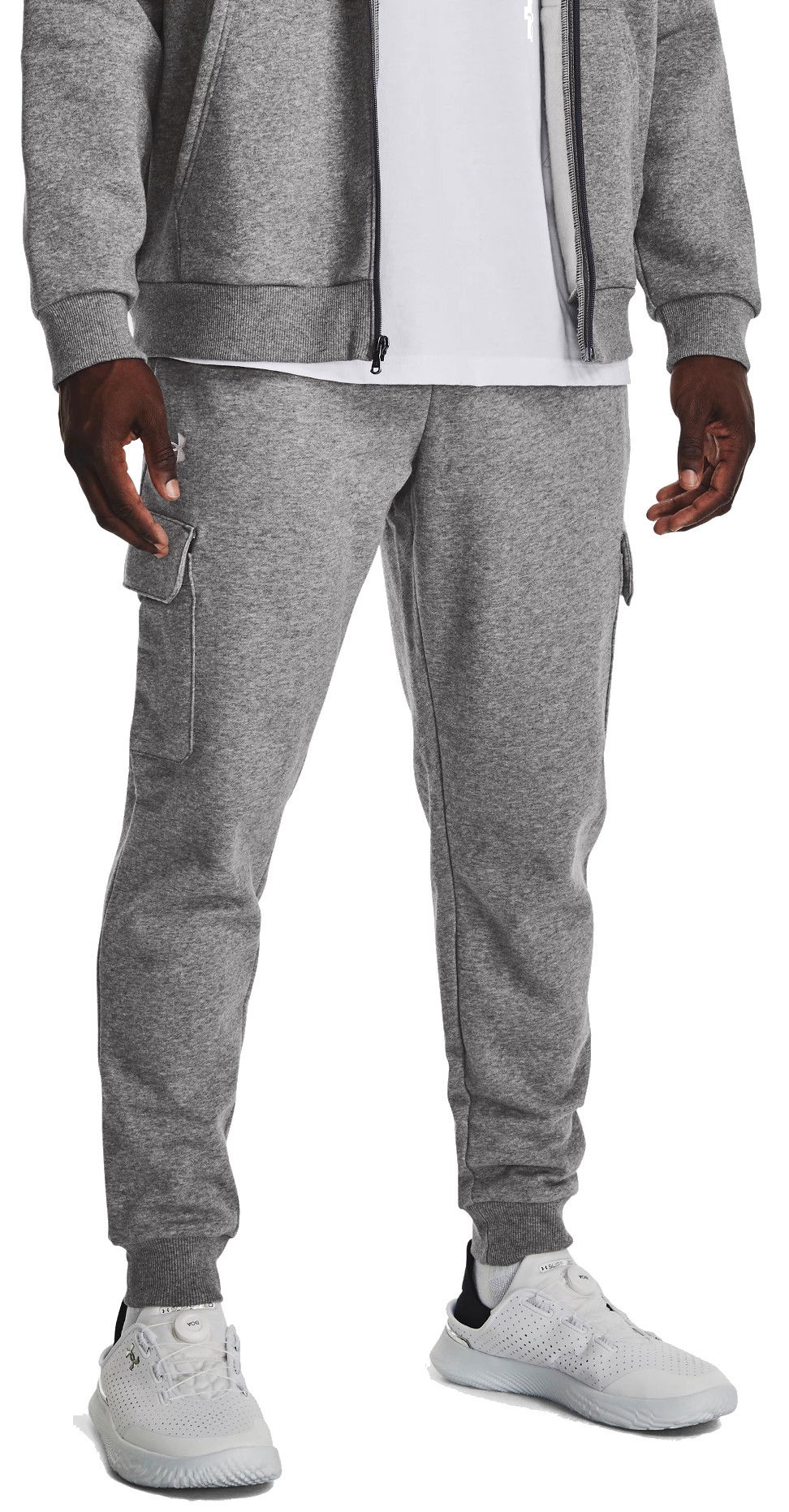 Cargo housut Under Armour Rival Fleece Harmaa | 1382134-026, 0
