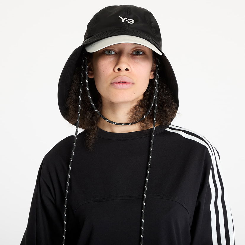 Hattu Y-3 Y-3 Straps Cap Musta | JP1147