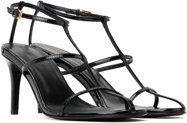 Asusteet Khaite KHAITE Cage Heeled Sandals Musta | F3083-938, 3