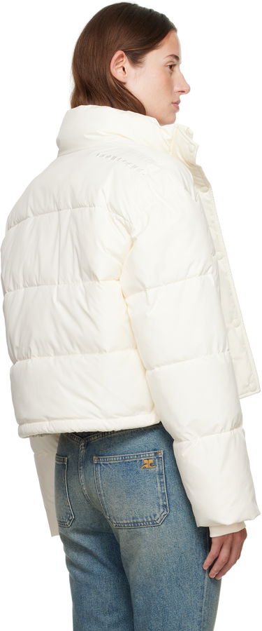 Puffer takki Courrèges Courrèges Cropped Puffer Jacket Valkoinen | 323CMA106PL0112, 2