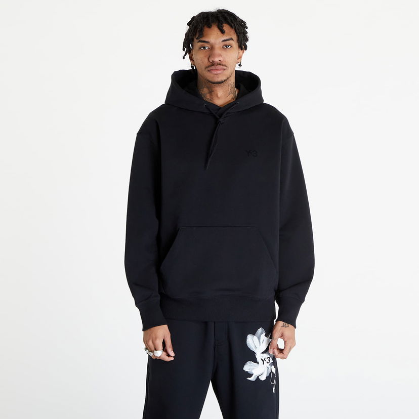 Huppari Y-3 French Terry Hoodie Black Musta | IV5584