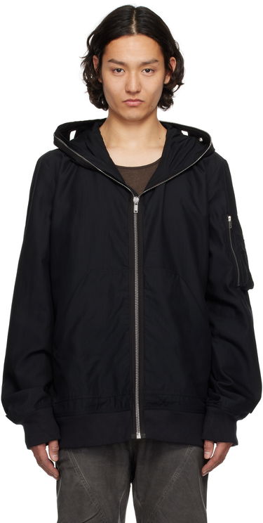 Huppari Rick Owens Rick Owens DRKSHDW Hollywood Flight Bomber Jacket Musta | DU01E3772 NR, 0