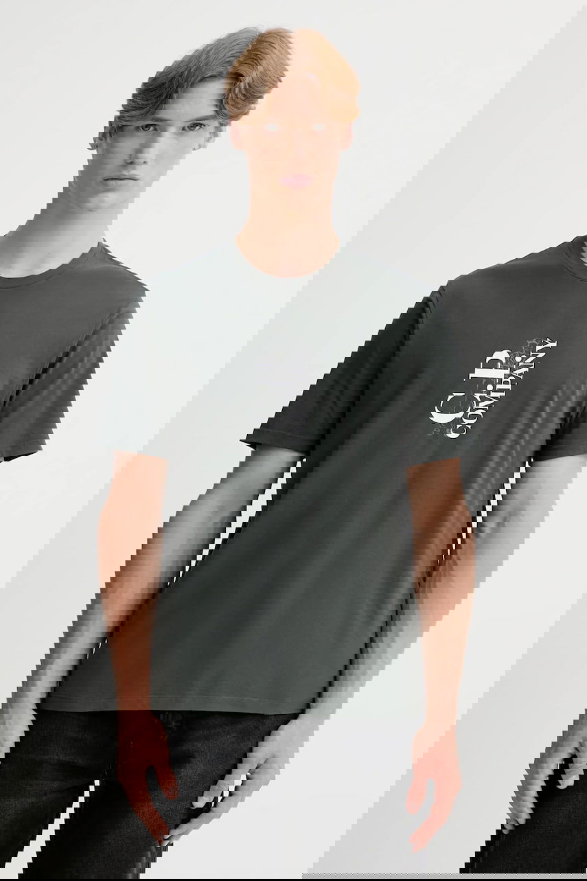 T-paita C.P. Company C.P. Company T-Shirt with Print Vihreä | 19CMTS091A005100W, 0