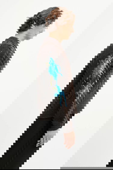 Villapaita Andersson Bell Andersson Bell Argyle Fisherman Polo Sweater Ruskea | atb1346m, 3