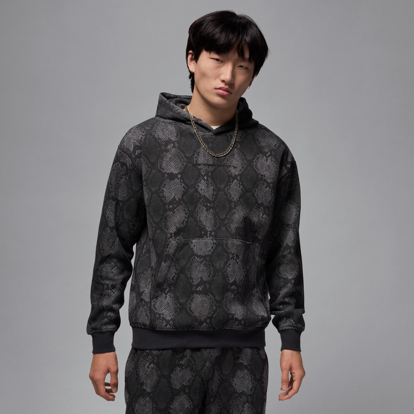 Huppari Jordan Jordan Sport Hoop Fleece Dri-FIT Print Hoodie Musta | HF9894-010