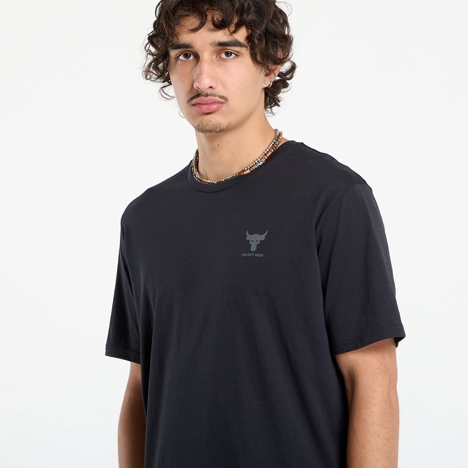 T-paita Under Armour Project Rock Simple Branded Tee Musta | 1387797-002, 1
