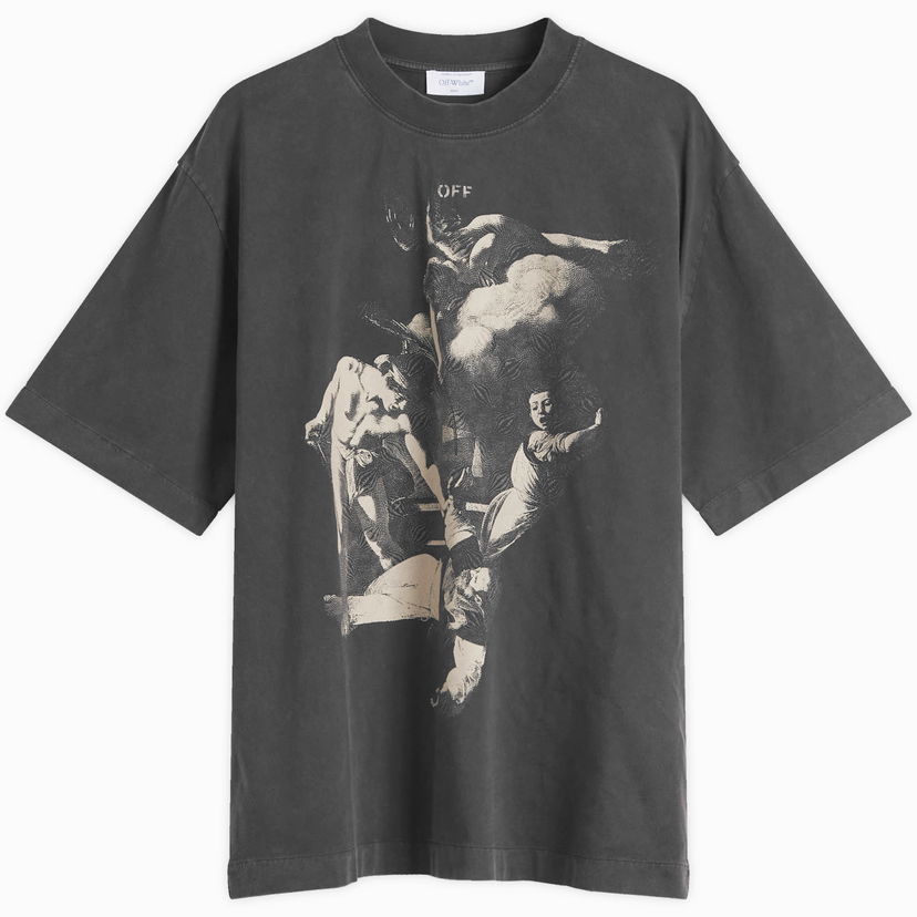 T-paita Off-White Martyrdom Skate Vintage Black T-Shirt Harmaa | OMAA120S25JER00H1361