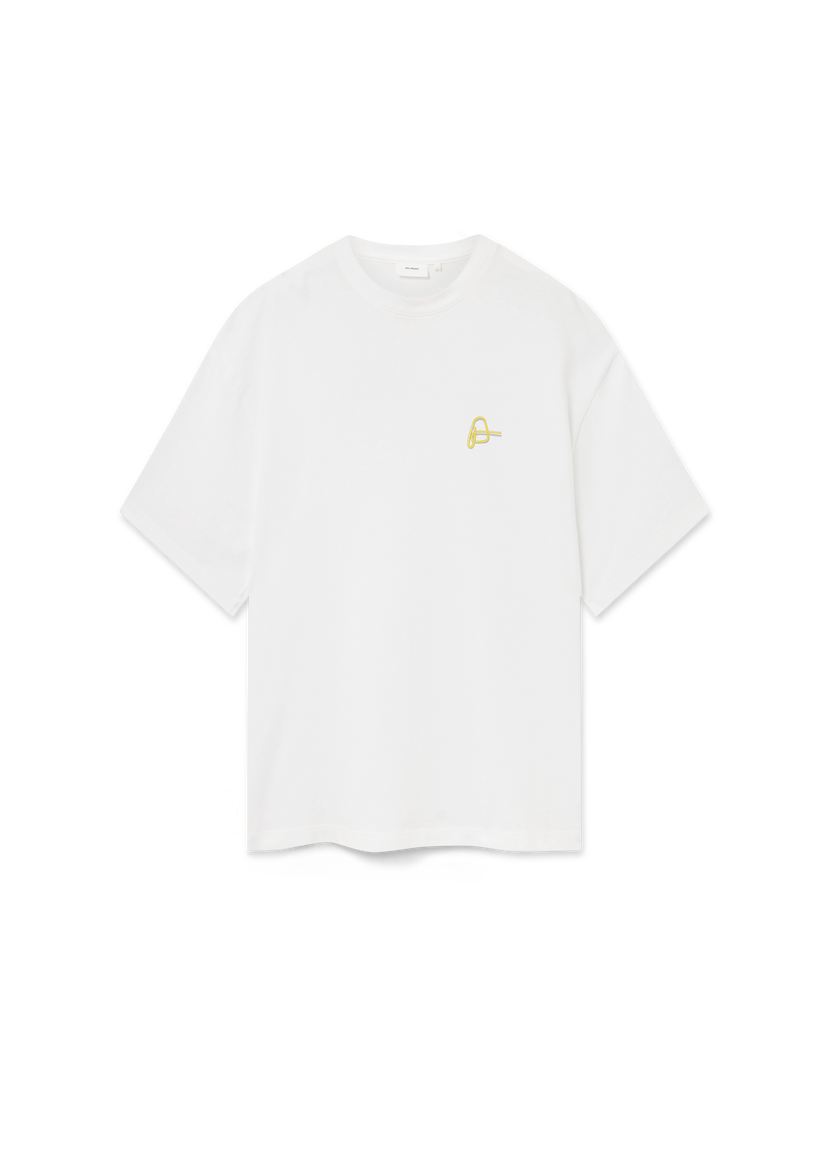 T-paita AXEL ARIGATO Paper Clip T-Shirt Valkoinen | A3446001