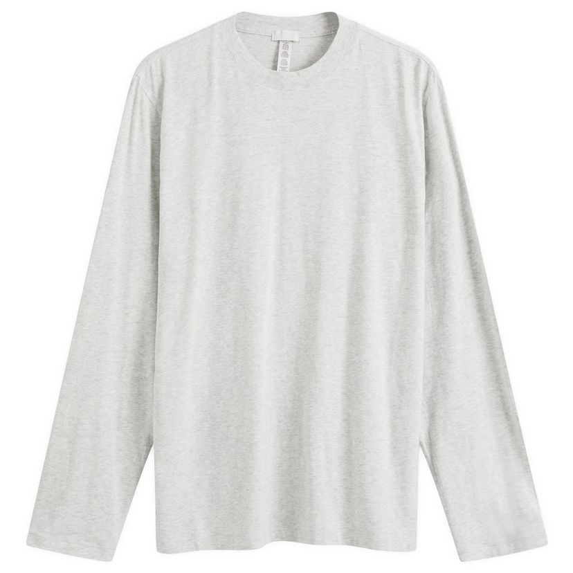 T-paita SKIMS Boyfriend Long Sleeve T-Shirt Harmaa | AP-LGS-0585-LHG
