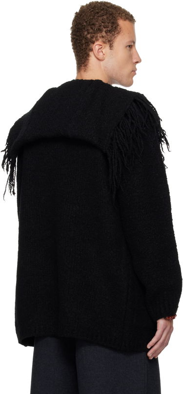 Villapaita Dries Van Noten Dries Van Noten Fringed Cardigan Musta | 252-021237-2721, 2