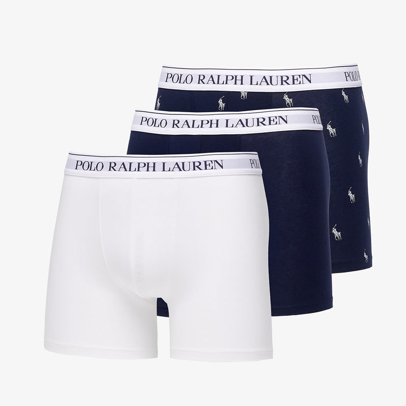 Nyrkkeilijät Polo by Ralph Lauren Ralph Lauren Polo Stretch Cotton Boxer Brief 3 Pack Multicolor Monivärinen | 714830300036