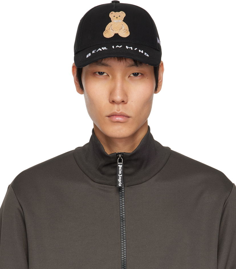 Korkki Palm Angels Palm Angels 'Bear In Mind' Baseball Cap Musta | PMLB108S25FAB0041060