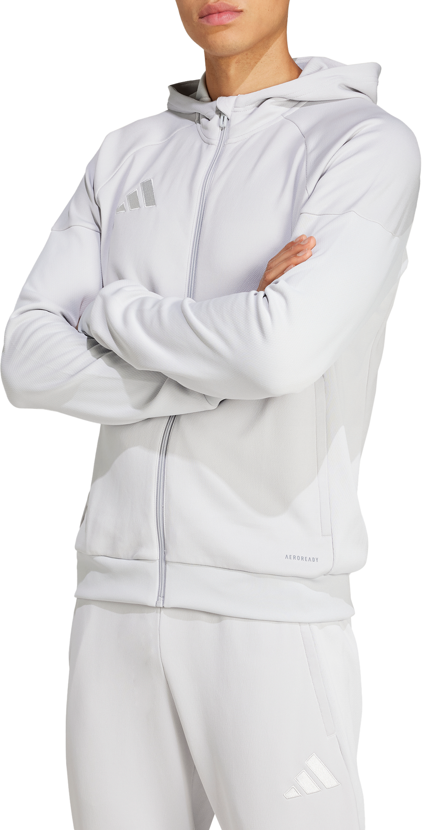 Huppari adidas Performance TIRO25 FZ Hoodie Harmaa | jc5130