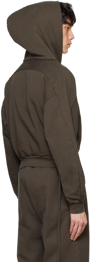 Huppari Ottolinger Ottolinger Multiline Zip Up Cropped Hoodie Vihreä | 1150202521, 2