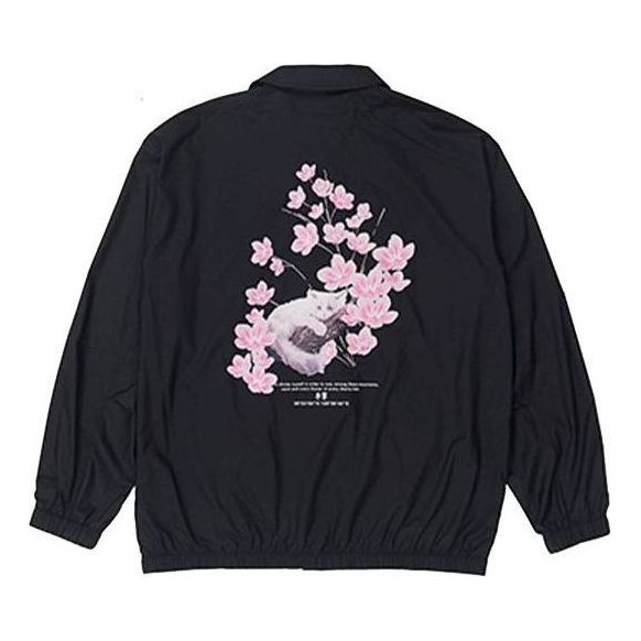 Tuulitakki Li-Ning Graphic Coach Jacket Musta | AFDS943-5