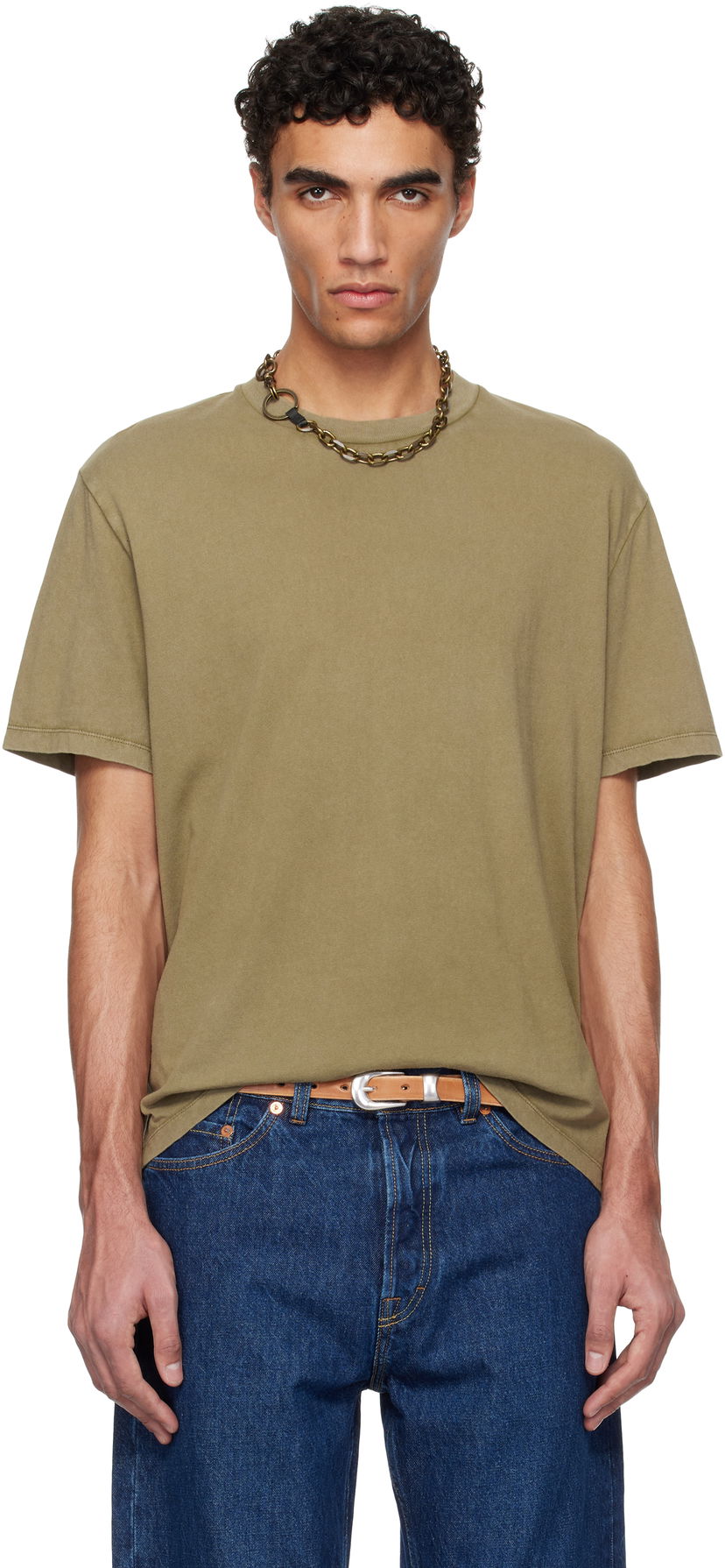 T-paita OUR LEGACY Our Legacy Box T-Shirt Vihreä | M2256BC