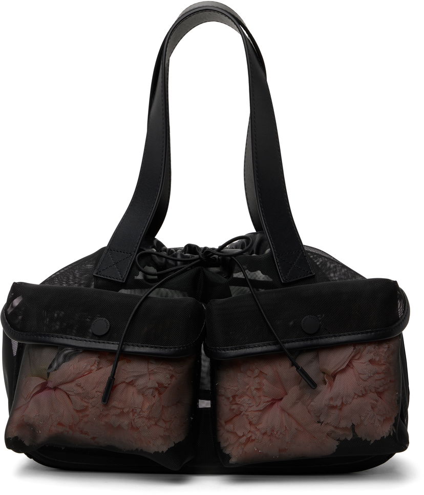 Käsilaukku Simone Rocha Simone Rocha Carnation Pocket Tote Musta | BAG186F 0805