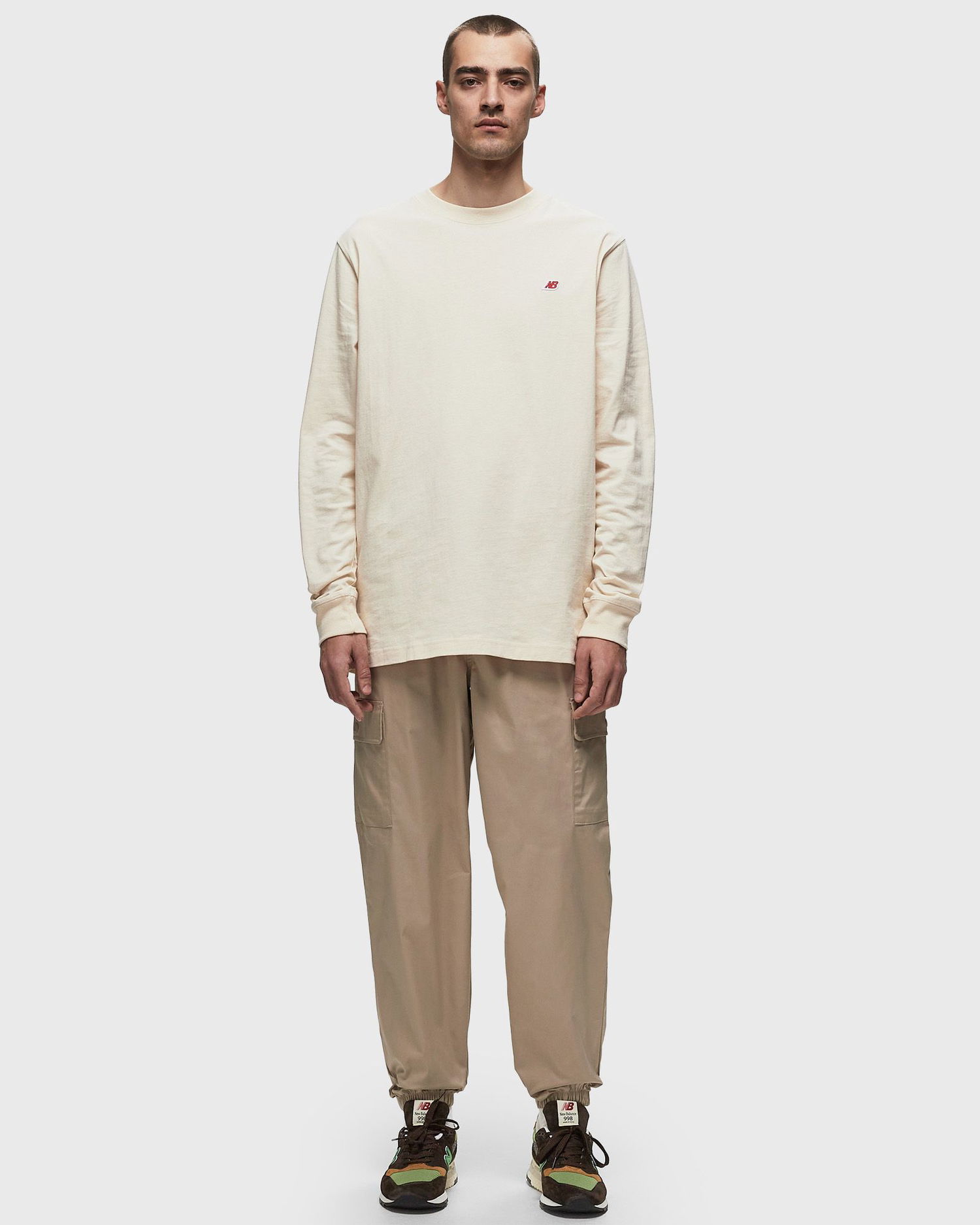 Cargo housut New Balance Icon Twill Cargo Jogger Beige | MP41579-SOT, 1