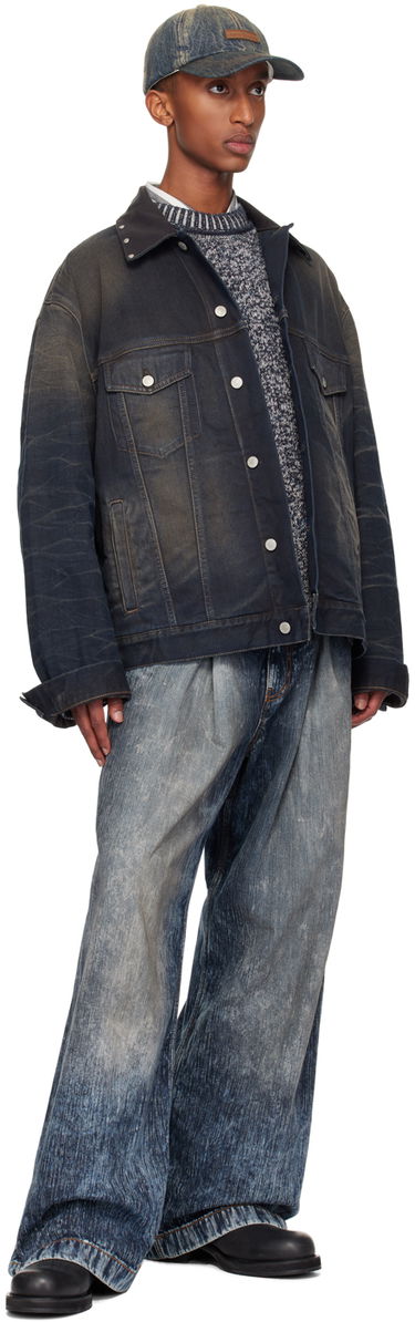 Takki Acne Studios Acne Studios Oversized Denim Jacket Sininen | C90174-, 3
