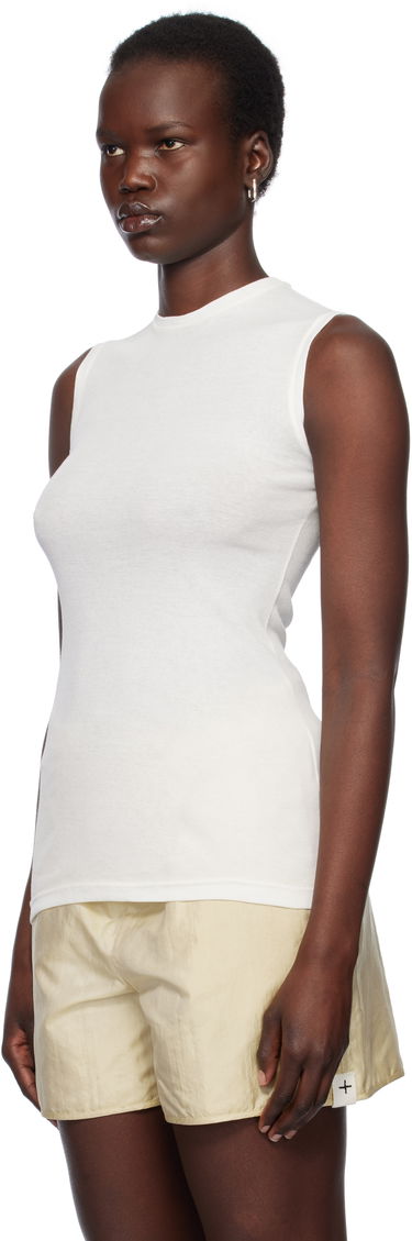 Tankkitoppi Jil Sander Jil Sander 3 Layers Tank Top Valkoinen | J40FV0106_JTN356, 3