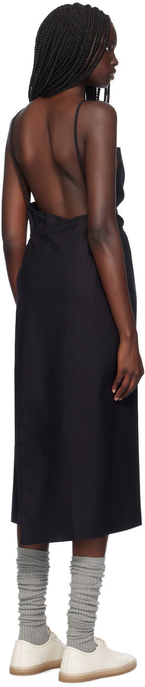 Mekko Baserange Yumi Apron Midi Dress Musta | DRYU-WS-000, 2