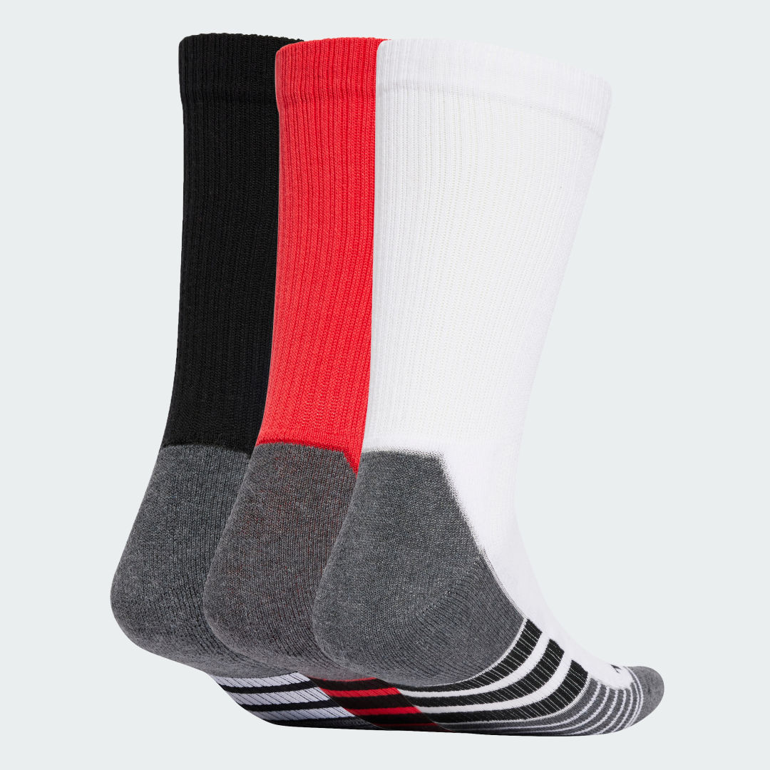 Sukat adidas Performance Performance Cushioned Crew Socks 3 Pairs Valkoinen | JC6412, 0