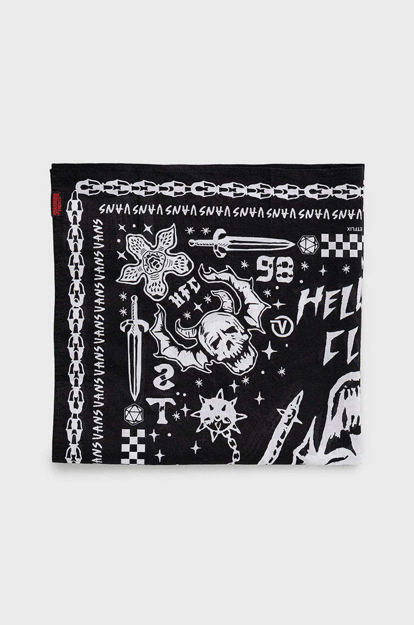 Huivi Vans Vans Stranger Things Bandana Musta | VN0007RSBLK1