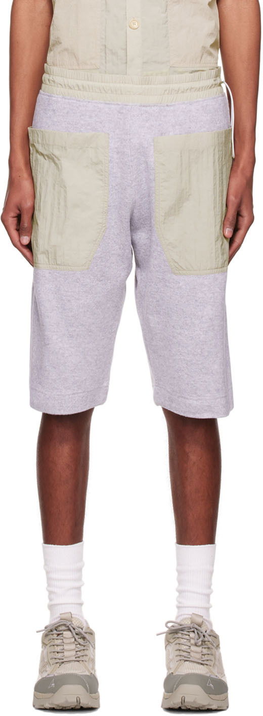 Shortsit Ranra Cotton Panel Shorts Harmaa | AMSS22SH012590020002