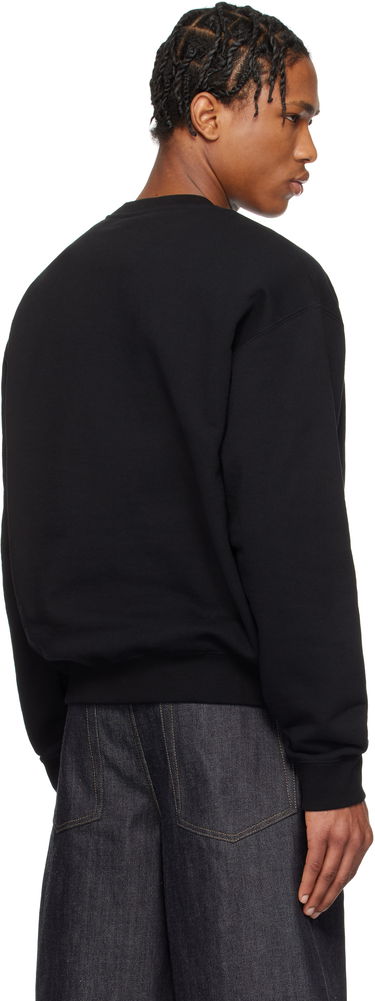 Villapaita Jil Sander Jil Sander Logo Sweatshirt Musta | J47GU0132_J20039, 2