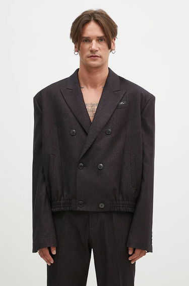Takki Martine Rose Elasticated Db Tailored Jacket Musta | 349WT06007, 0