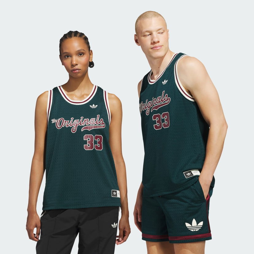 Jersey adidas Performance Originals Basketball Jersey Vihreä | JM9954