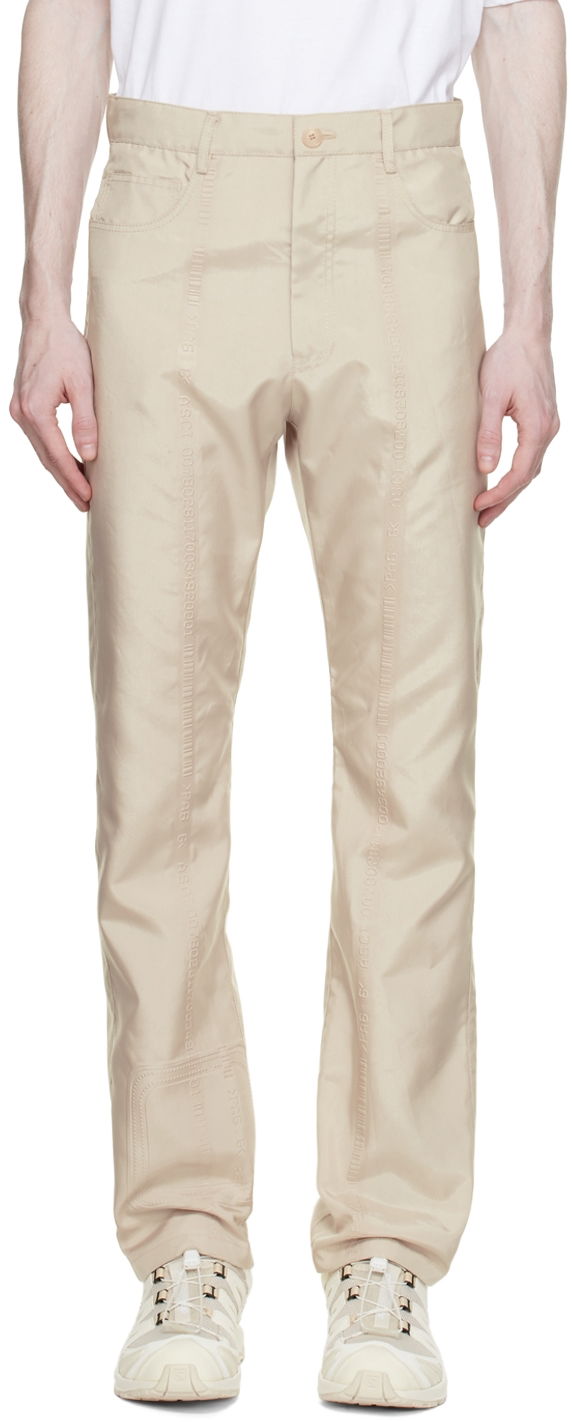 Housut Kanghyuk Airbag Beige Trousers Beige | RMA22SST14