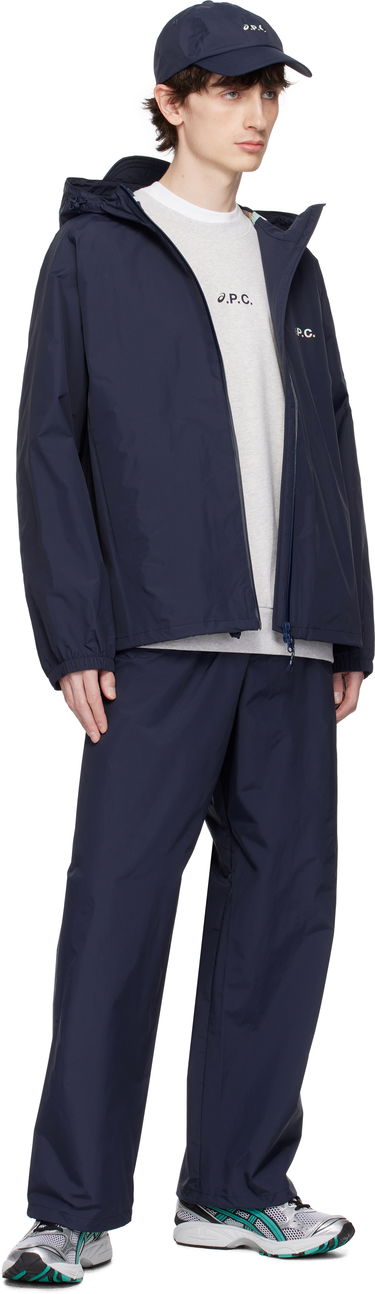 Verryttelyhousut A.P.C. ASICS Edition Haze Trousers Tummansininen | PSAKM-M08478, 3