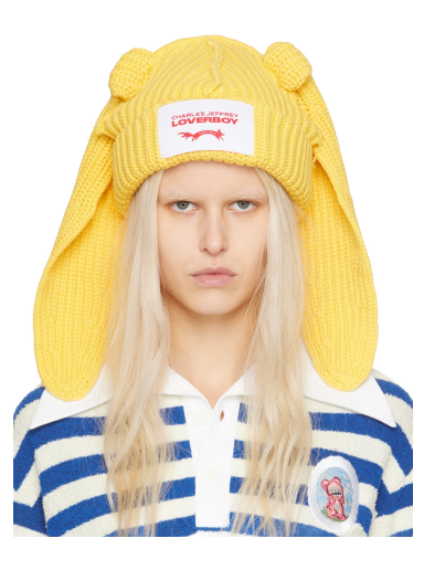 Pipo Charles Jeffrey Loverboy Chunky Rabbit Beanie Keltainen | 43130502