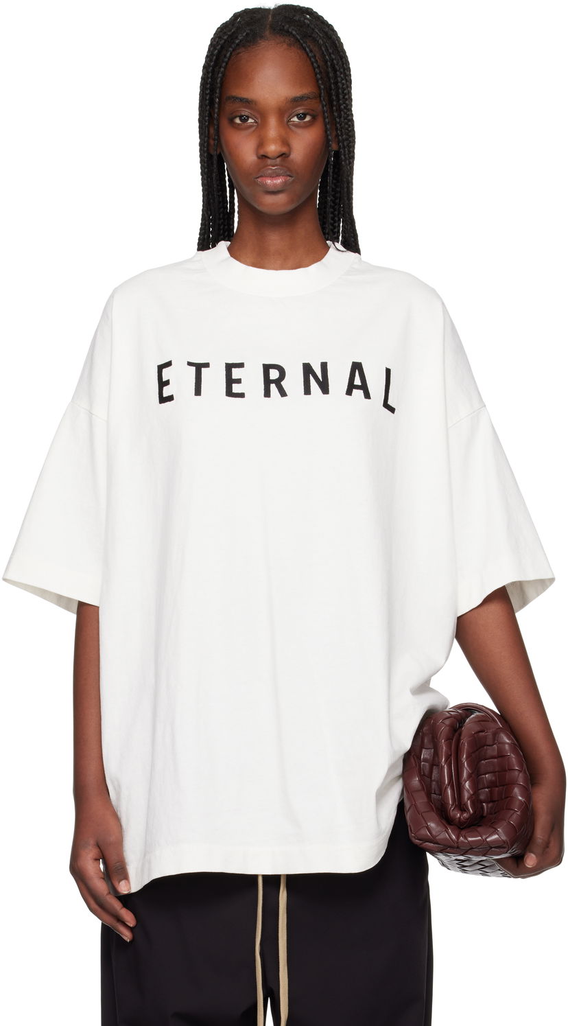 T-paita Fear of God Fear of God Eternal Jersey T-Shirt Valkoinen | FGE250-5101HWJ