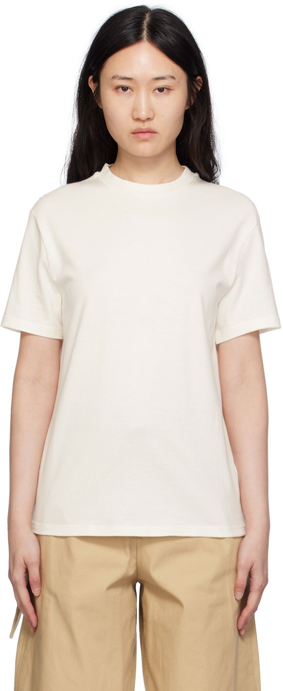 T-paita Jil Sander Oversized T-Shirt Valkoinen | J03GC0129_J46219