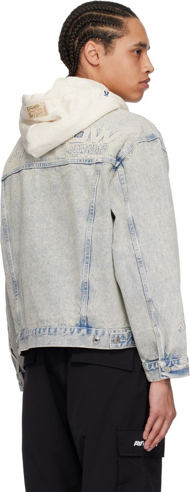 Takki AAPE by A Bathing Ape AAPE by A Bathing Ape 'AAPE Now' Hooded Denim Jacket Sininen | AAPLJM7700XBNBLR, 2