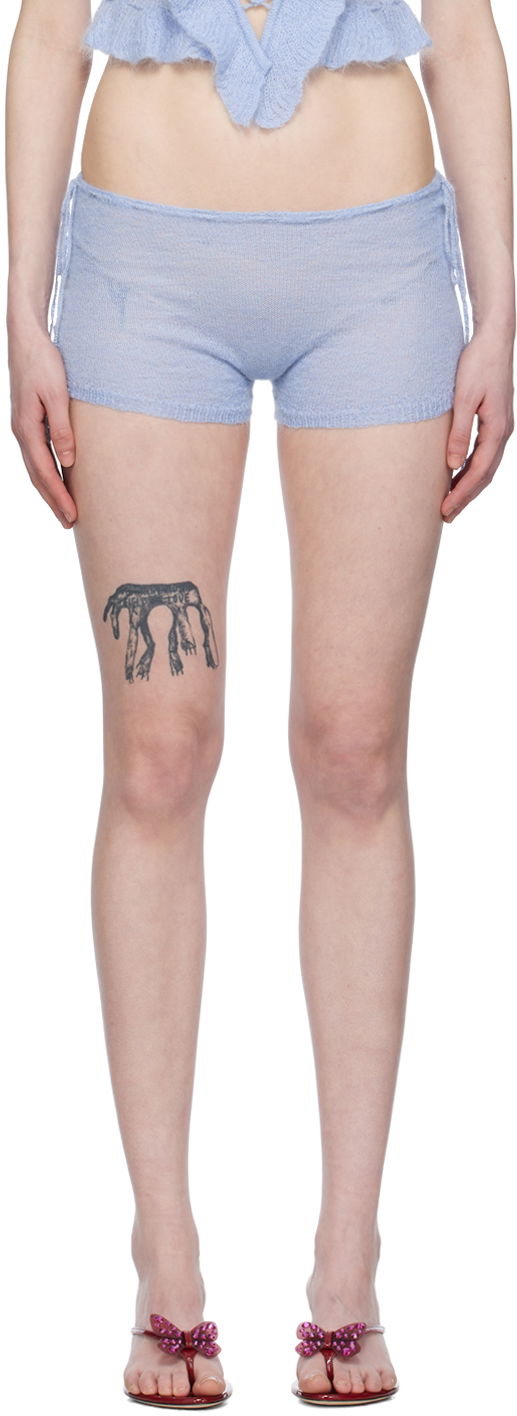 Shortsit GUIZIO Guizio Drawstring Shorts Sininen | S24607S018
