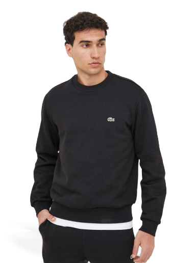 Huppari Lacoste Organic Cotton Sweatshirt Musta | SH9608