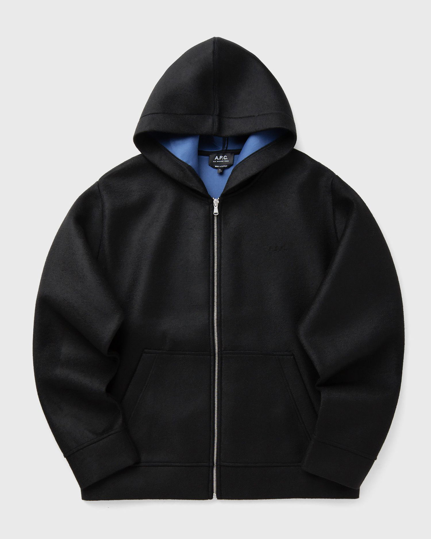 Huppari A.P.C. A.P.C. Alvin Zip-Up Hoodie Musta | PSAFU-M27993-LZZ, 0