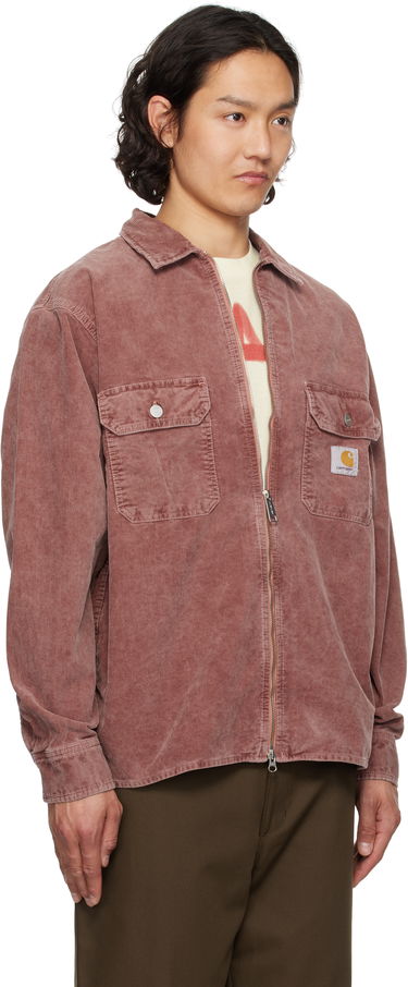Paita Carhartt WIP Carhartt WIP Reynold Corduroy Overshirt Vaaleanpunainen | I034878, 1